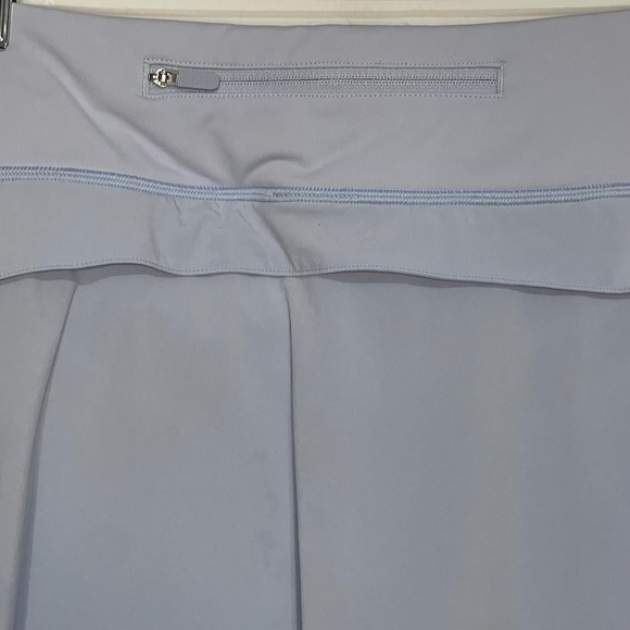 Lululemon Gray Silver Athletic Skort Skirt Short Tennis - Picture 9 of 10